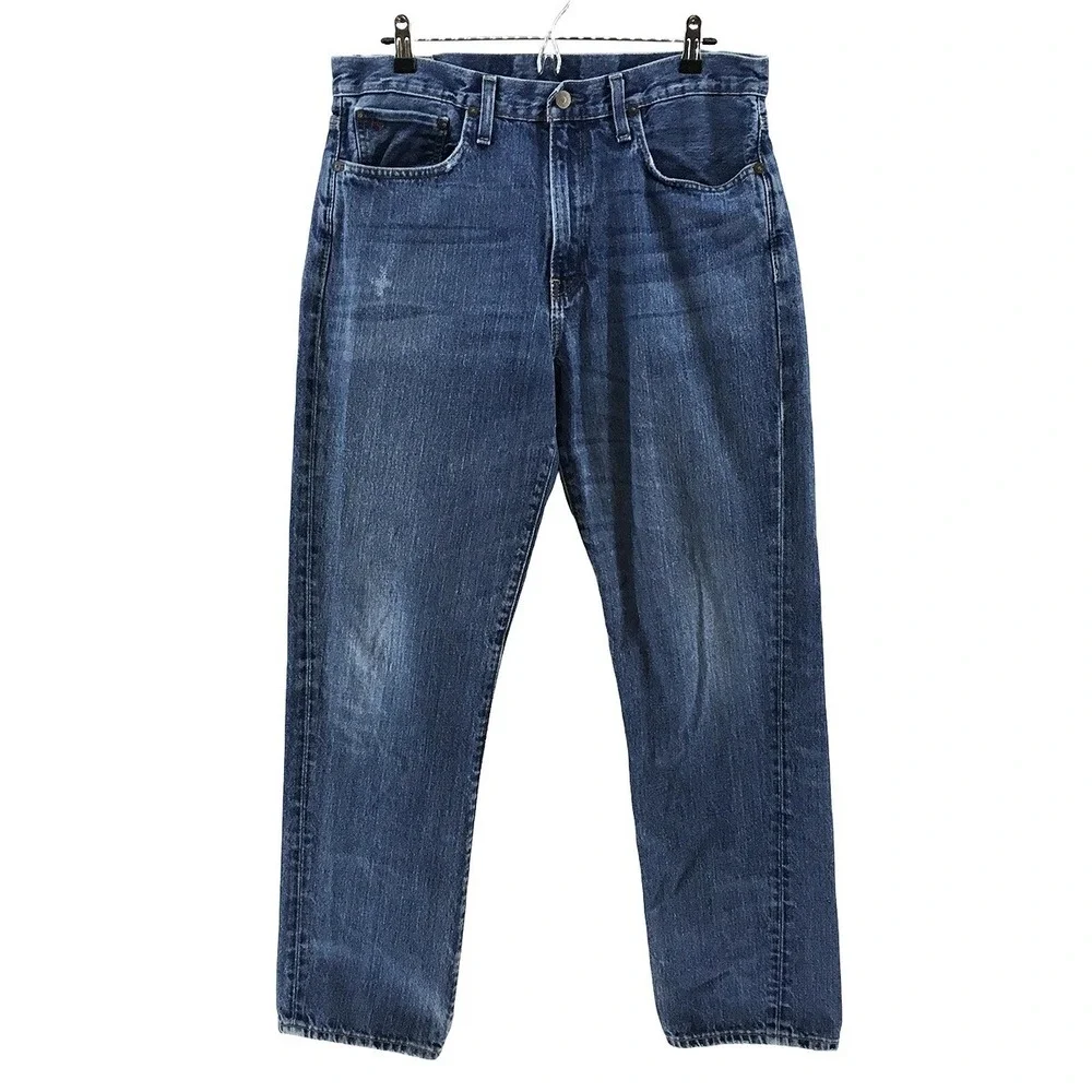 POLO RALPH LAUREN Cortlandt Straight‎ Leg Jeans • Men's 33 x 32 • blue denim